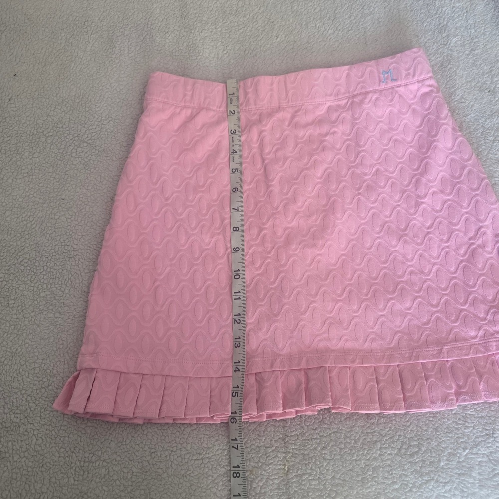 J.McLaughlin Womens Pink Textured Pleated Skort Size S Golf Tennis - Picture 9 of 9